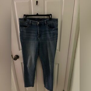 Talbots Women's Slim Ankle Size 12 Denim Jeans with Stretch